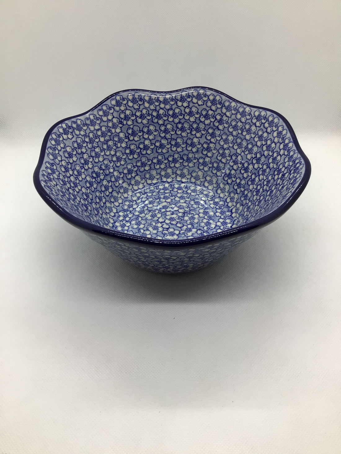 Daisy Flurry Wavy Edge Bowl 8&quot;