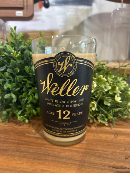Bourbon Bottle Candle