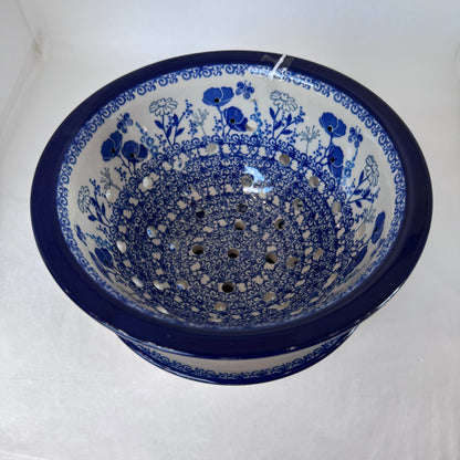 Evening Poppy Berry Bowl w/Saucer
