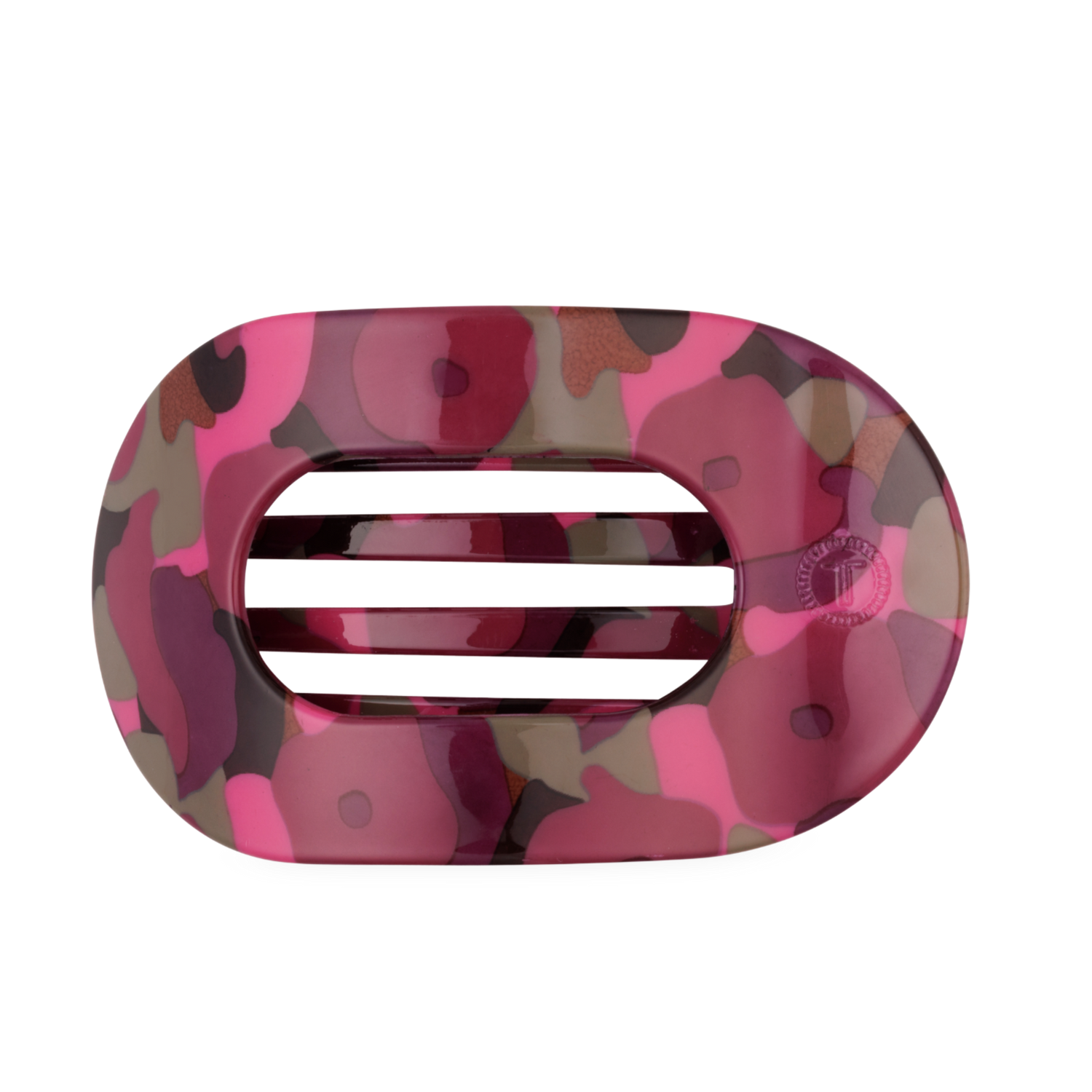 TELETIES - Garden Glam Large Flat Round Hair Clip