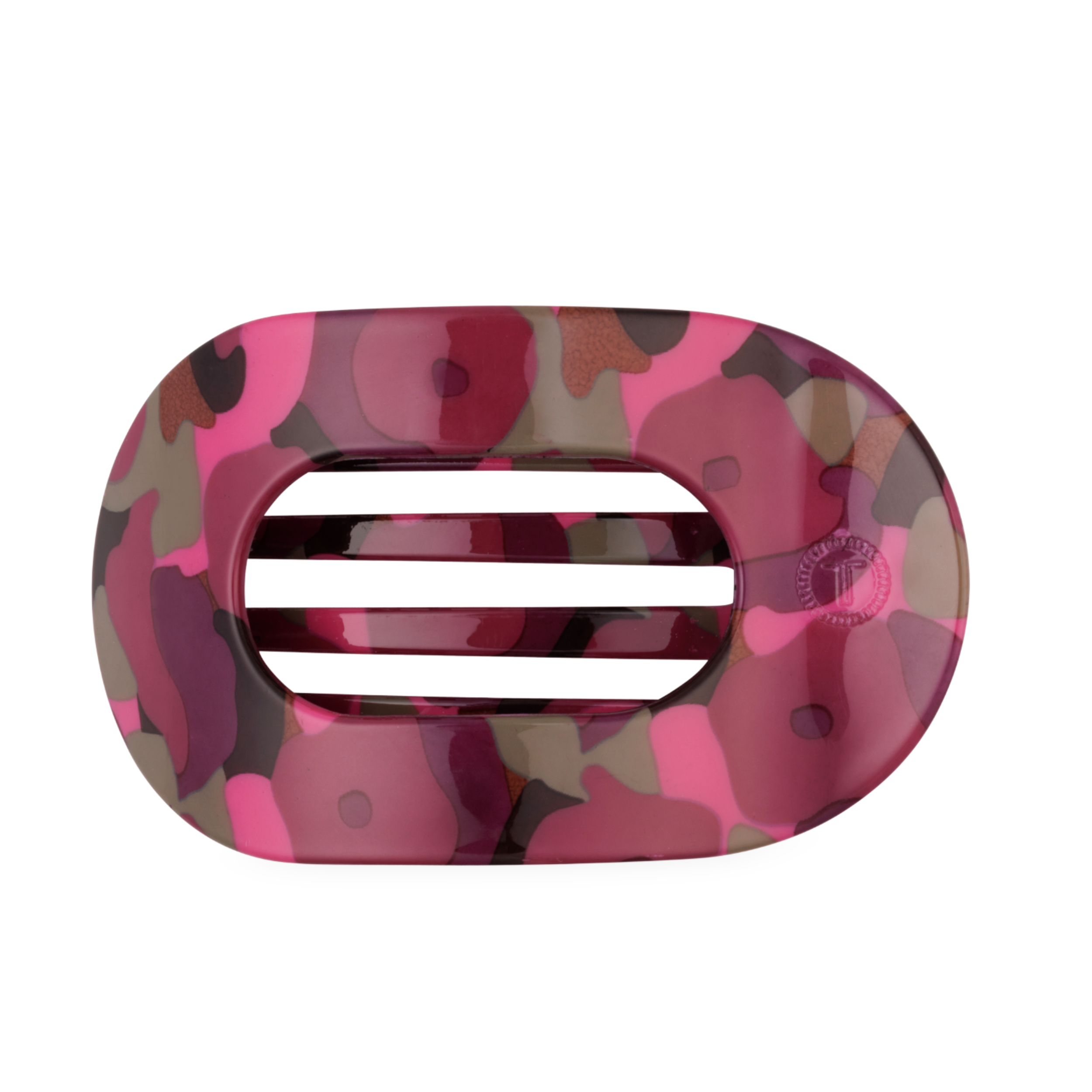 TELETIES - Garden Glam Large Flat Round Hair Clip