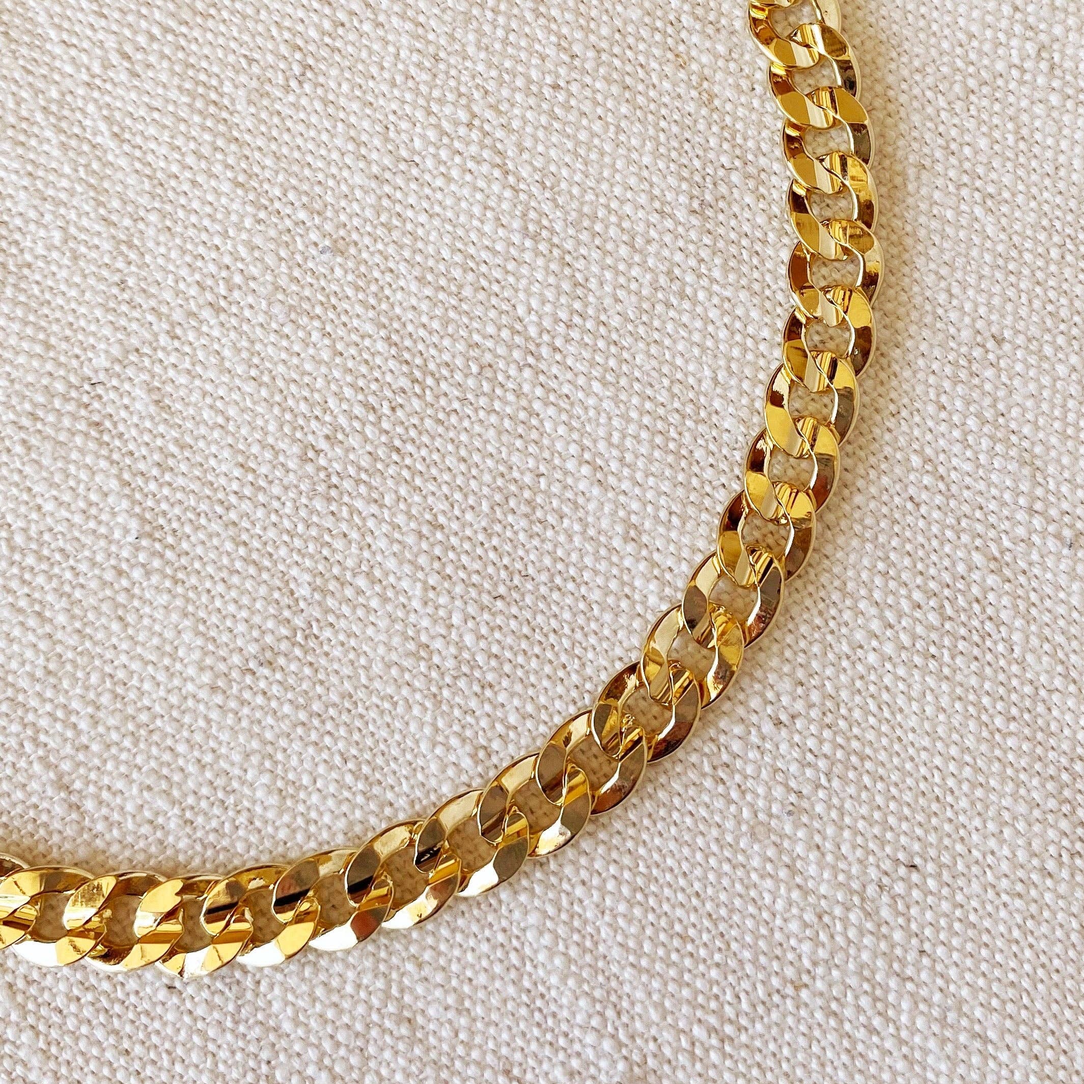 GoldFi - 18k Gold Filled Unisex Cuban Link Bracelet Ankle