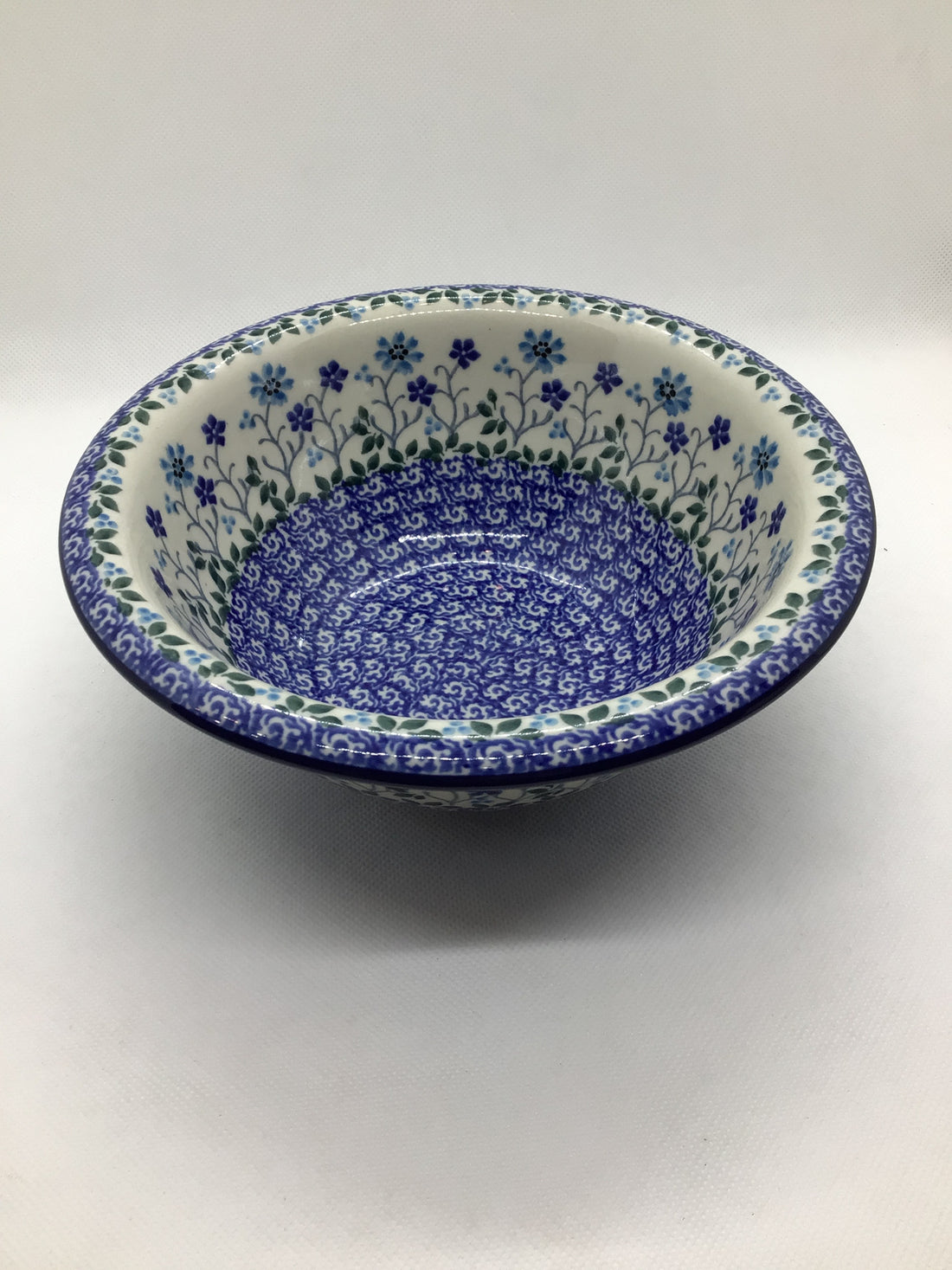 Georgia Blue Bowl with Brim 7&quot;