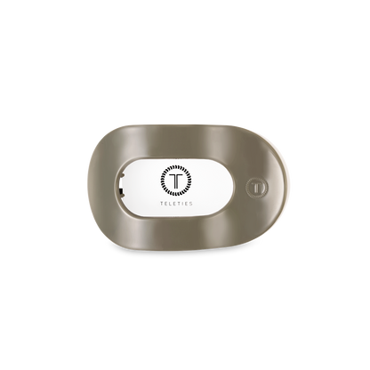 TELETIES - Flat Round Hair Clip | Small | Sage It Ain&