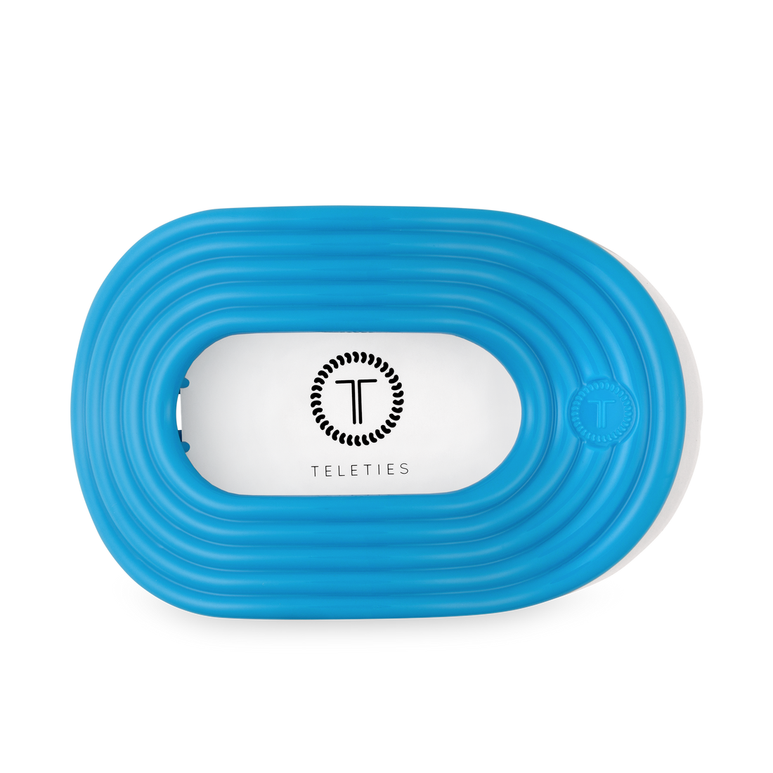 TELETIES - Flat Round Hair Clip | Large | Miami Vice