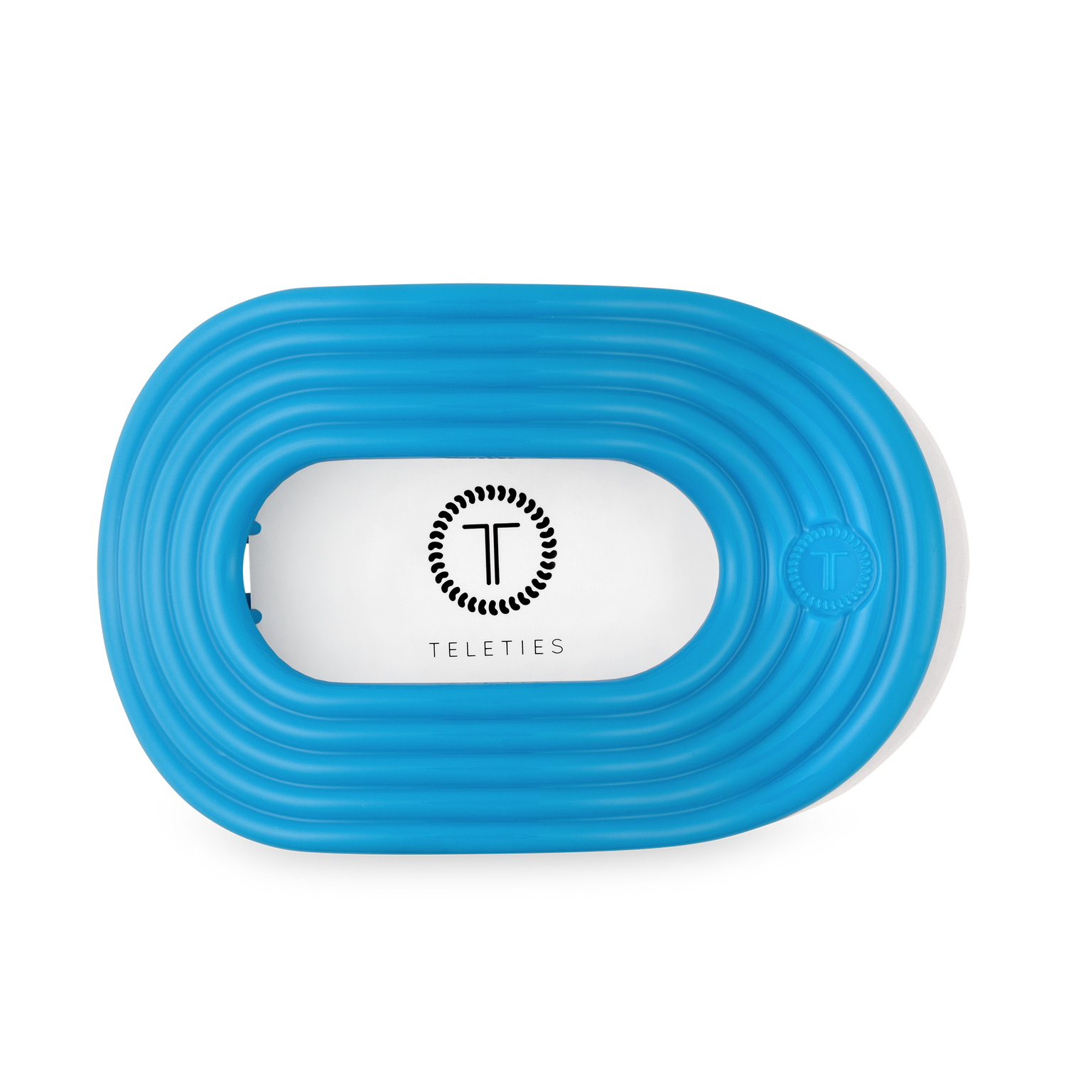 TELETIES - Flat Round Hair Clip | Large | Miami Vice