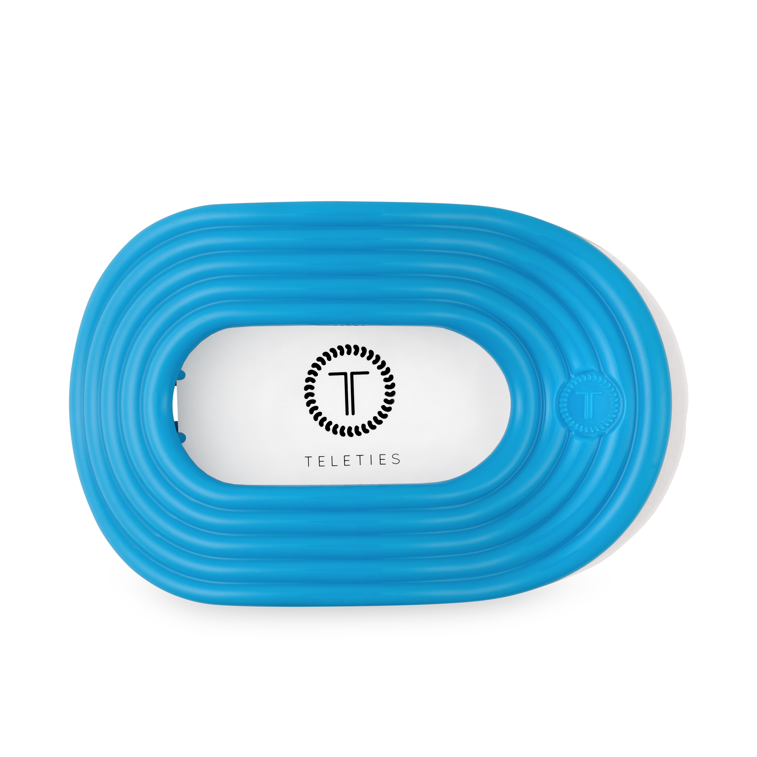 TELETIES - Flat Round Hair Clip | Large | Miami Vice