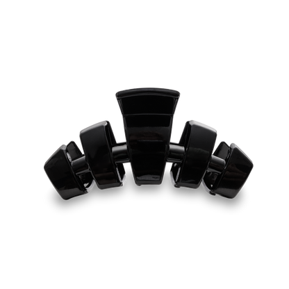 TELETIES - Classic Hair Clip | Med. | Jet Black