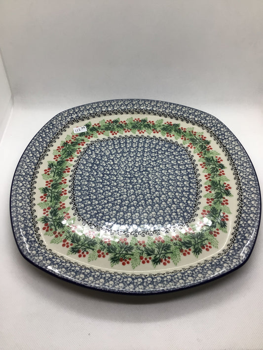 Holly Berry Square Platter