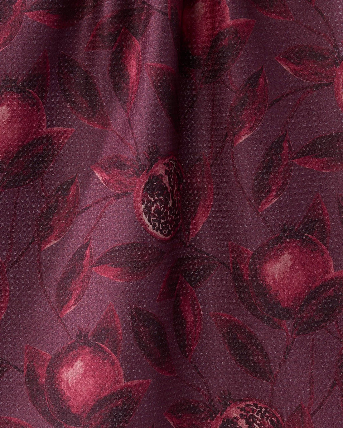 Geometry - Rich Garnet Tea Towel