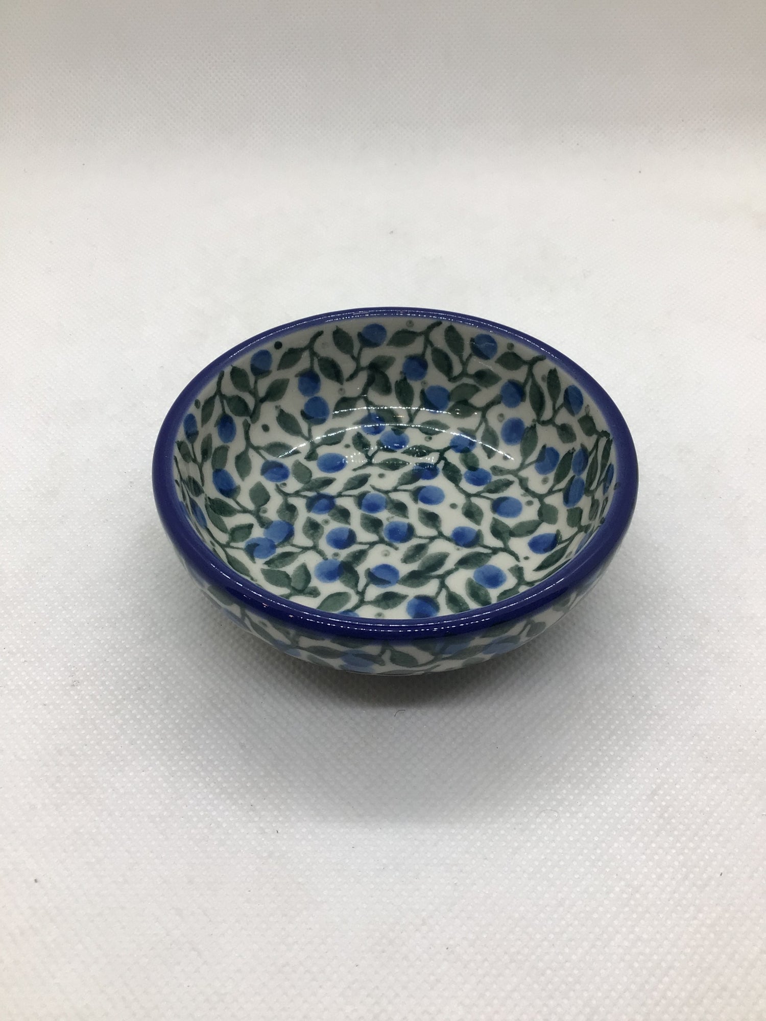 Blueberry Blossom Tiny Round Bowl 3.5&quot;