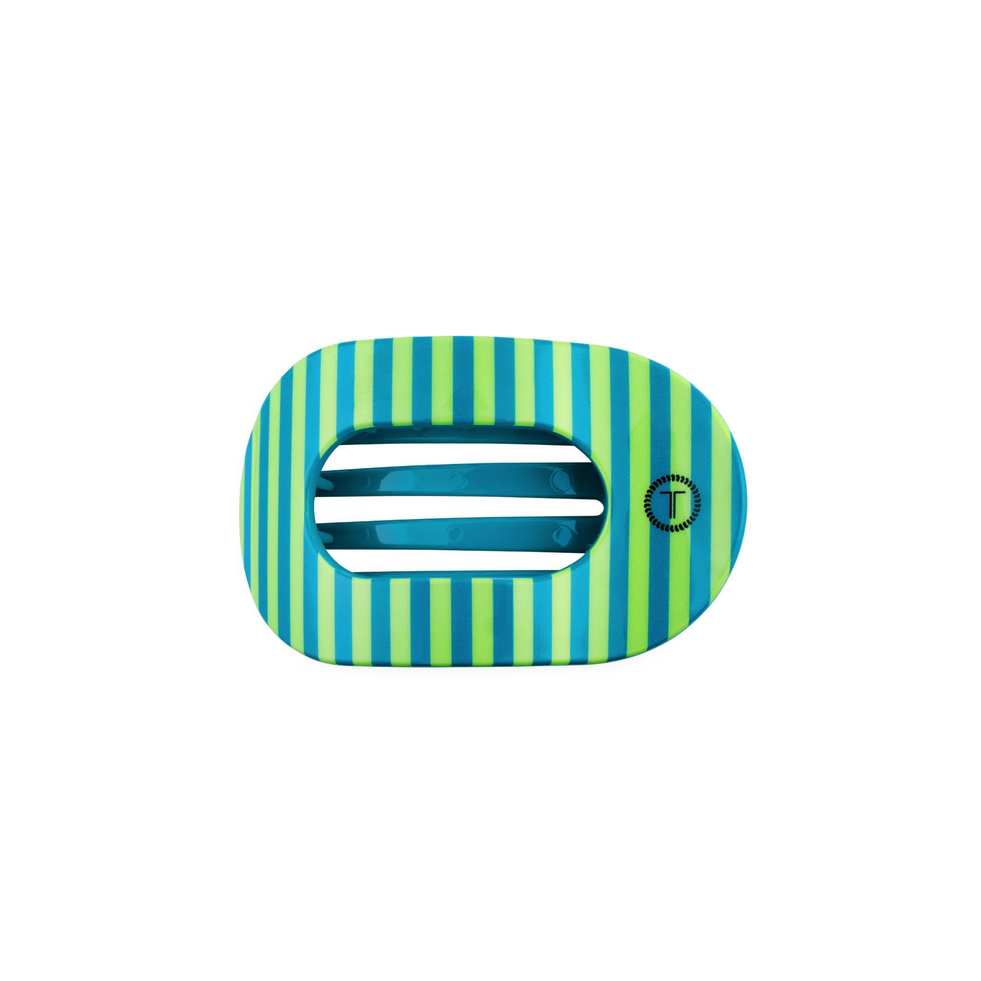 TELETIES - Cabana Cutie | Small | Flat Round Hair Clip