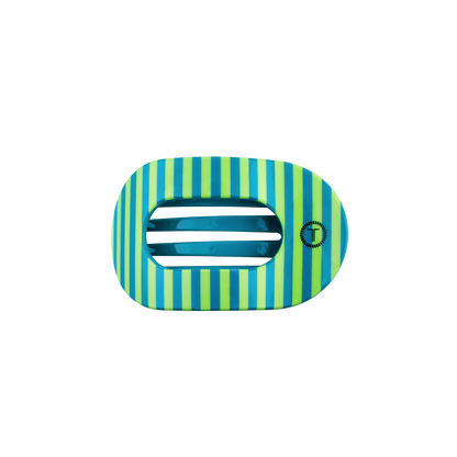 TELETIES - Cabana Cutie | Small | Flat Round Hair Clip