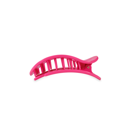 TELETIES - Flat Round Hair Clip | Small | Tropical Punch