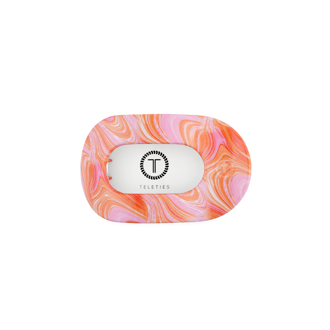 TELETIES - Just Keep Swimming | Small | Flat Round Hair Clip