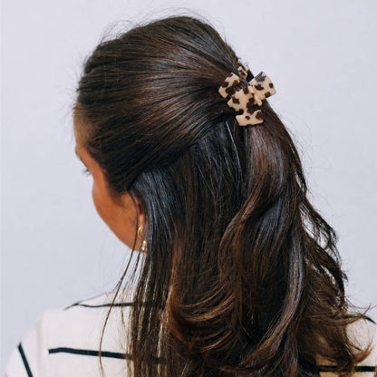 TELETIES - Classic | Blonde Tortoise | Petite Claw Clip