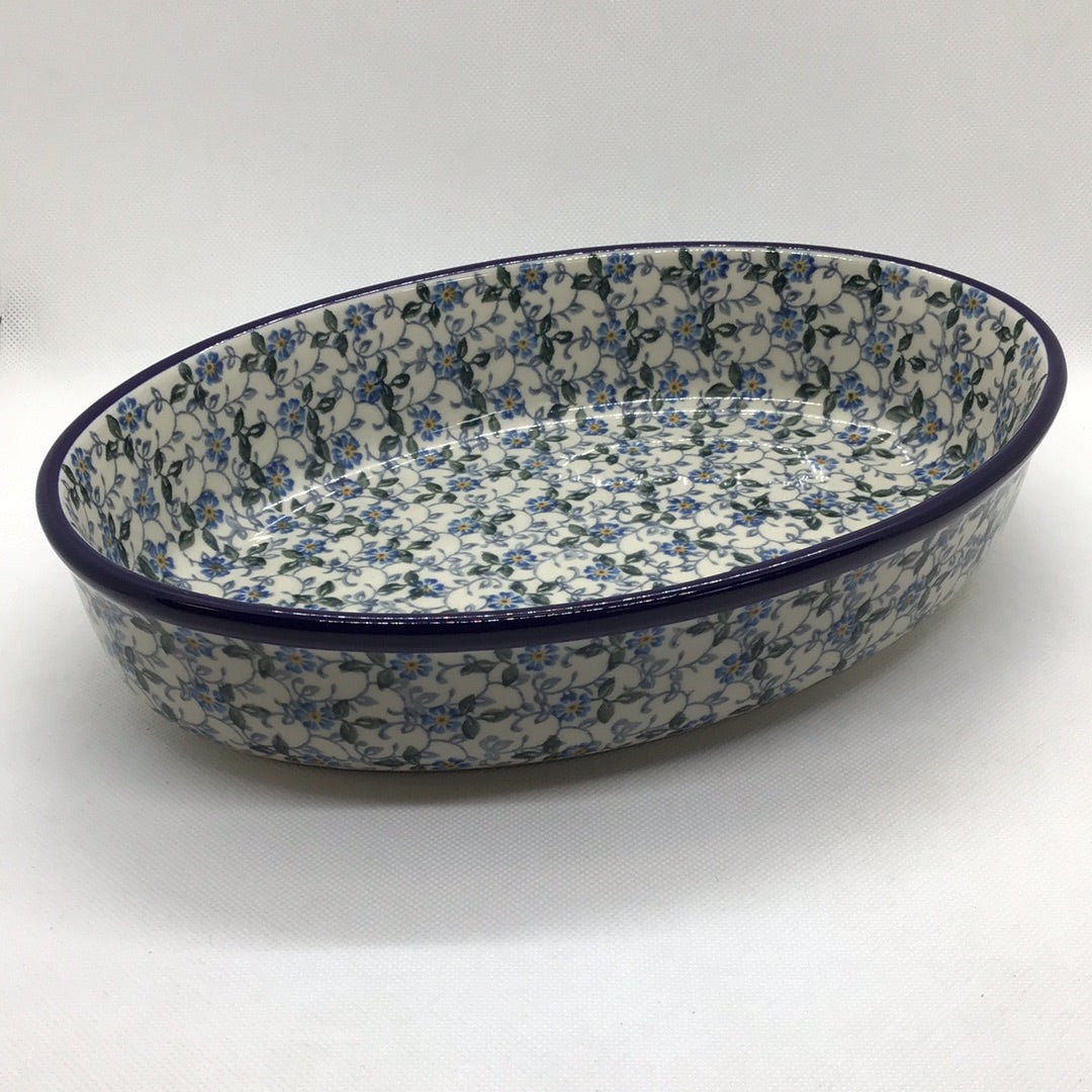 Sapphire Oval Baker 10.5&quot;