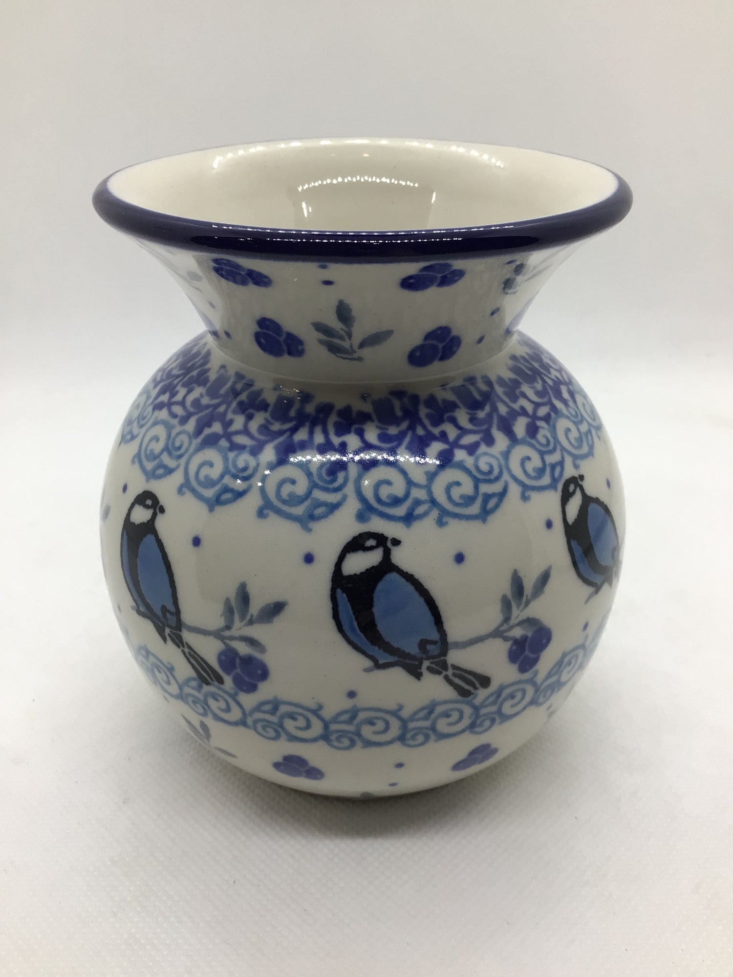 Jay Blue Bubble Vase