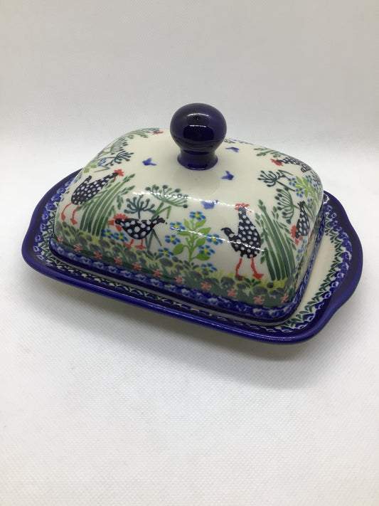 KALICH Roaming Rooster Rectangular Butter Dish