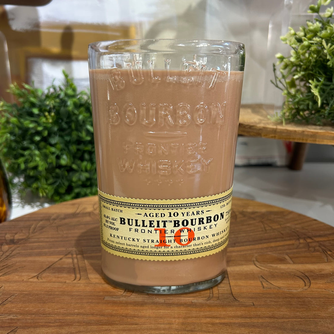 Bourbon Bottle Candle
