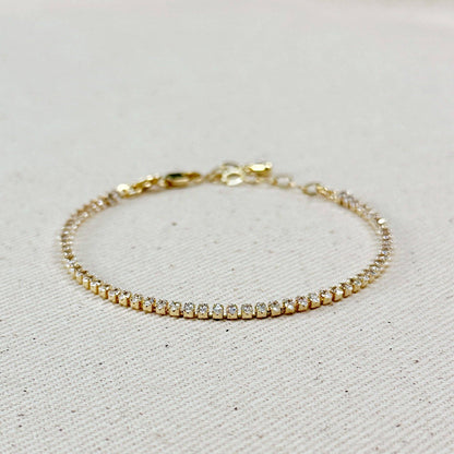 GoldFi - 18k Gold Filled Marquise Tennis Bracelet