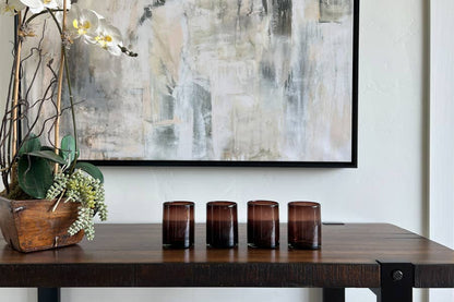 Handblown Mexican DOF Glasses - Tamarind