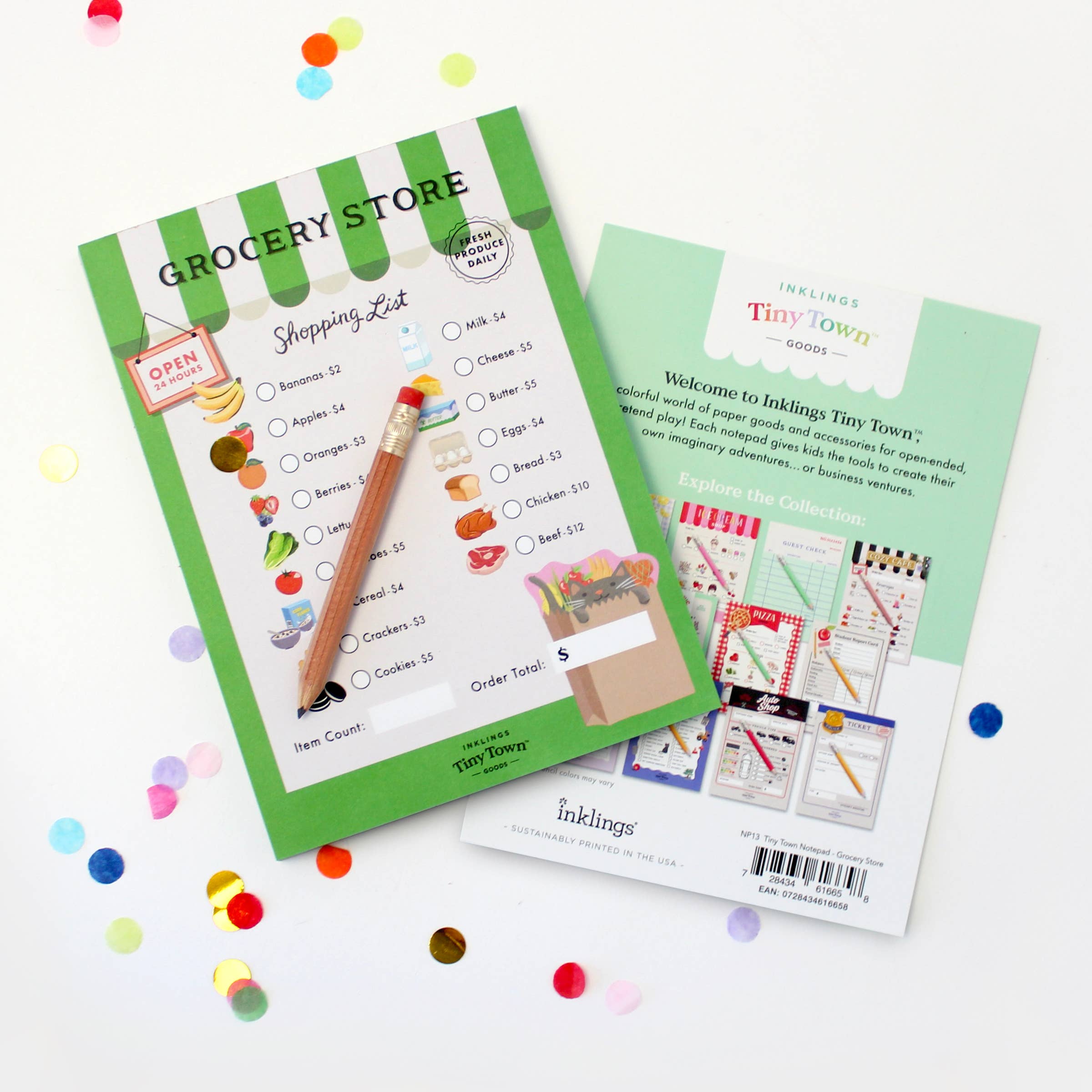 Inklings Tiny Town™ Play Notepad - Grocery Store