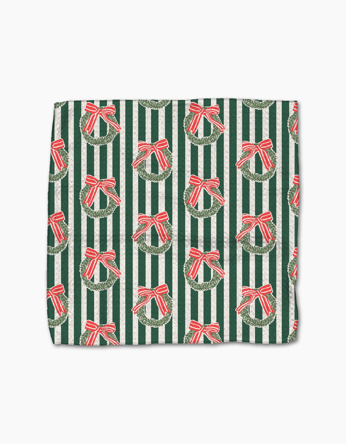 Geometry - Green Wreaths Dishcloth Set