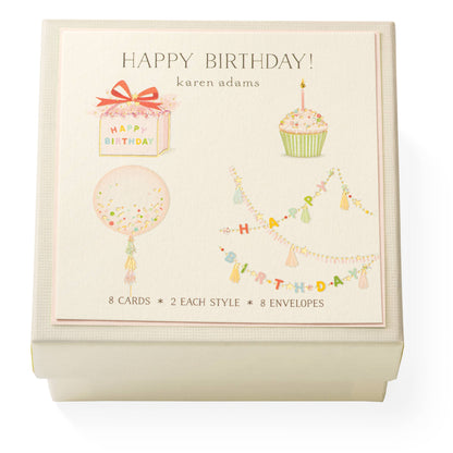 Karen Adams Designs - Happy Birthday Gift Enclosure Box