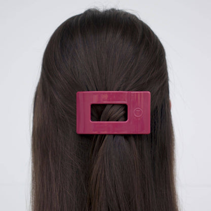 TELETIES - Flat Rectangle Hair Clip | Small | Wild Side
