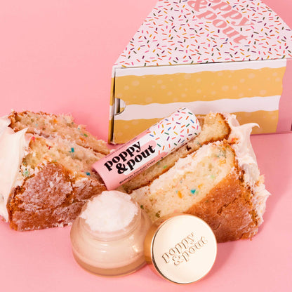 Poppy &amp; Pout - Lip Care Duo, Birthday Confetti Cake