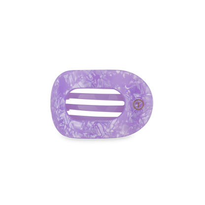 TELETIES - Flat Round Hair Clip | Small | Lavender Mist
