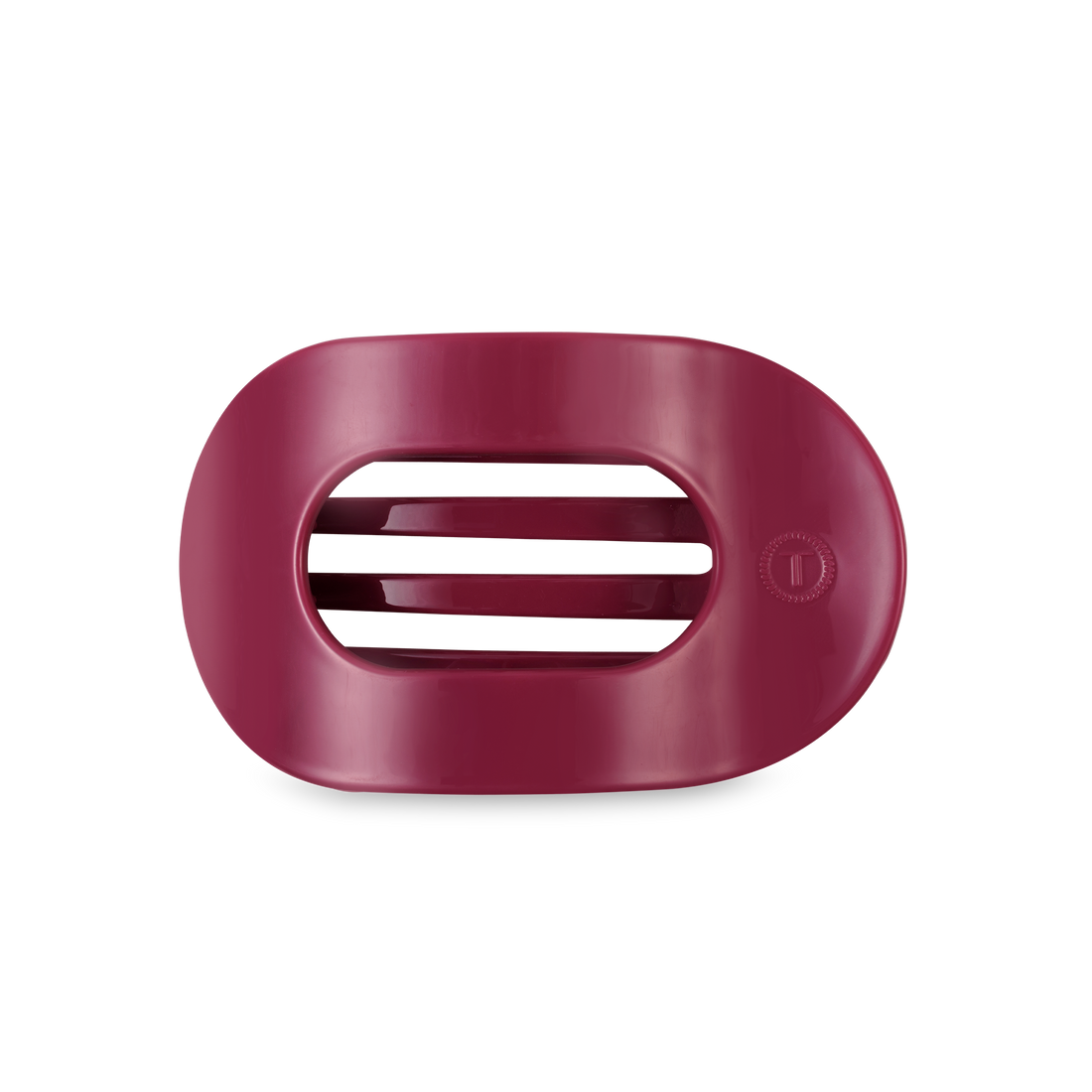 TELETIES - Flat Round Hair Clip | Medium | Wild Side