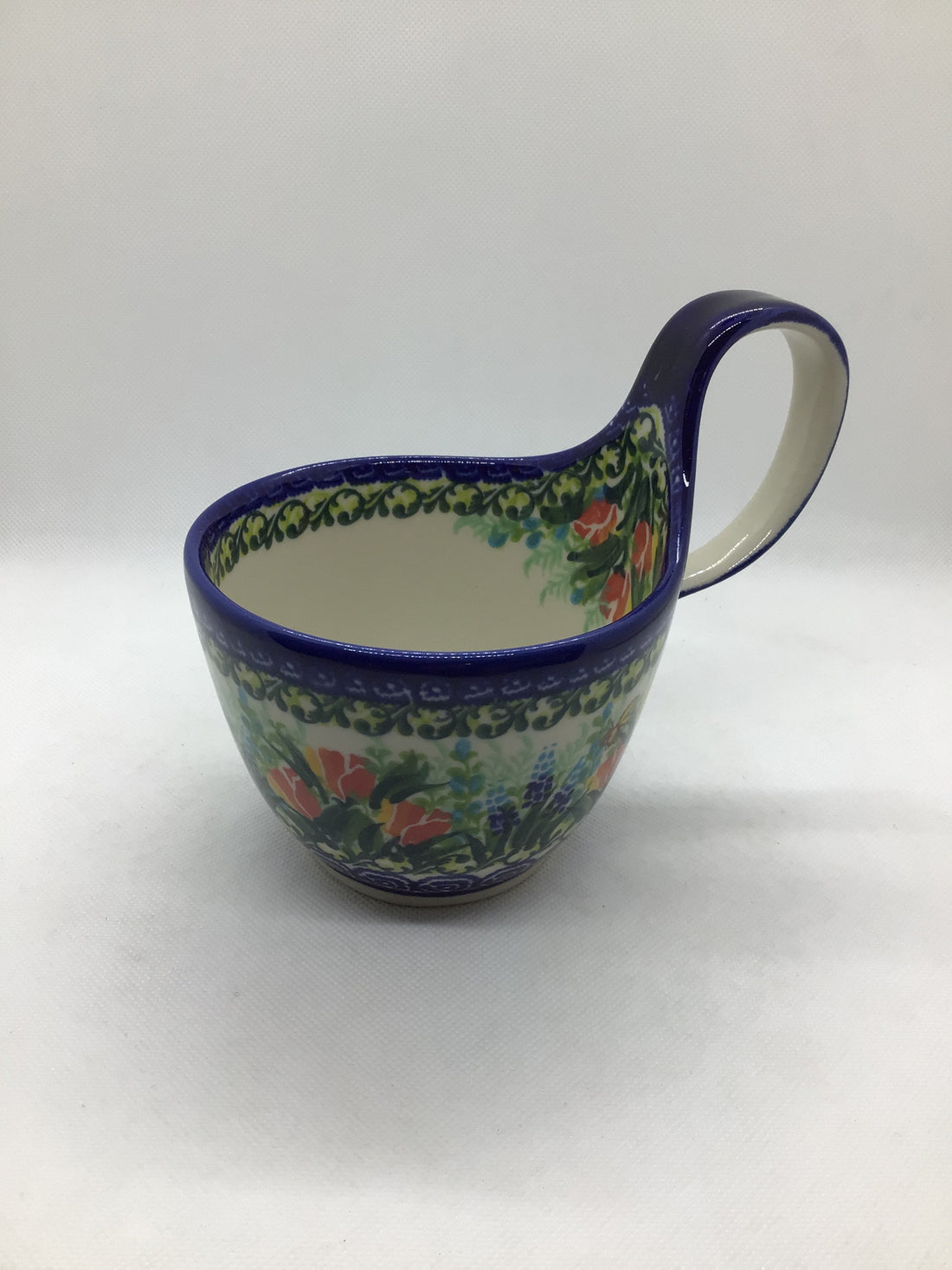KALICH Tropical Tulip with Bee Soup w/Handle