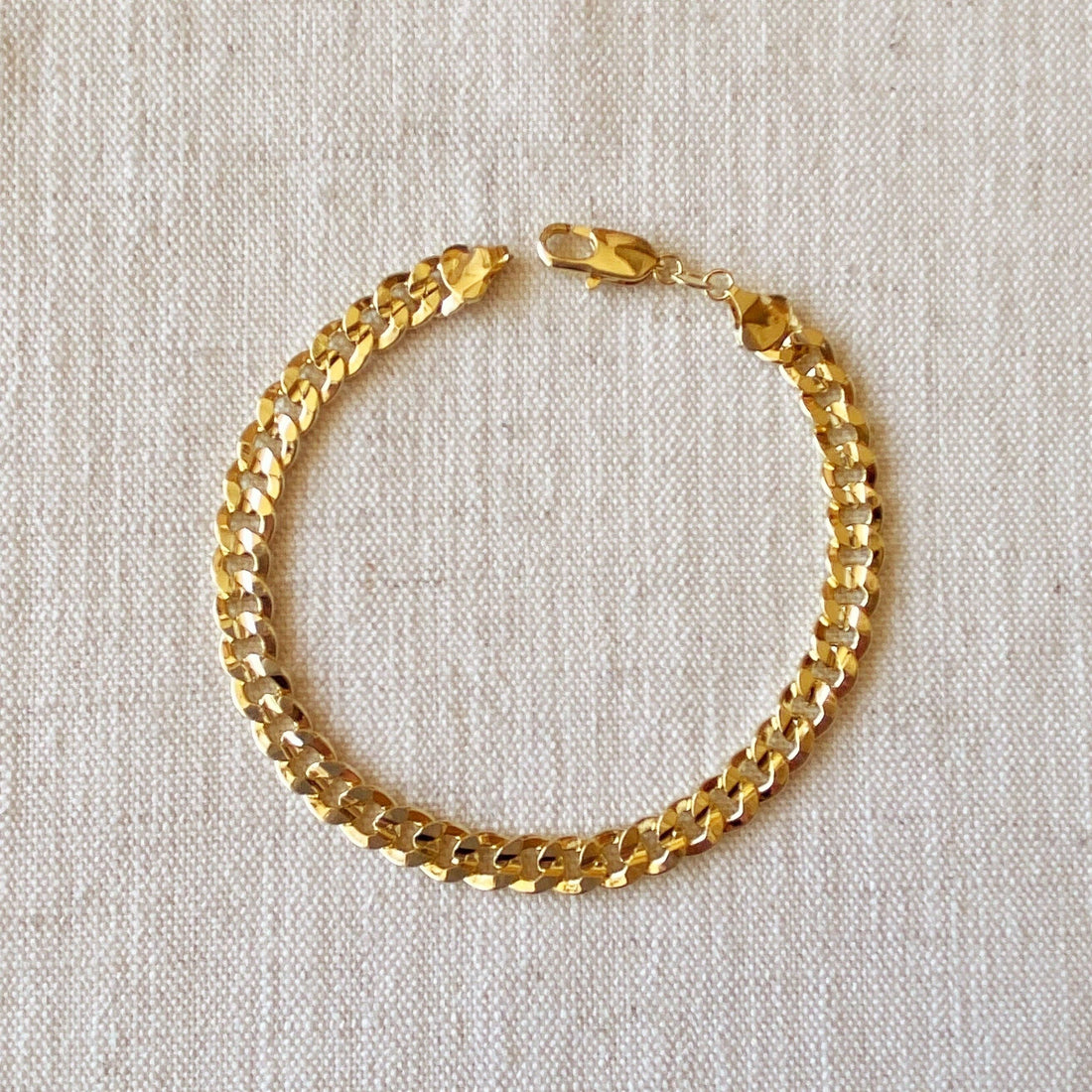 GoldFi - 18k Gold Filled Unisex Cuban Link Bracelet Ankle