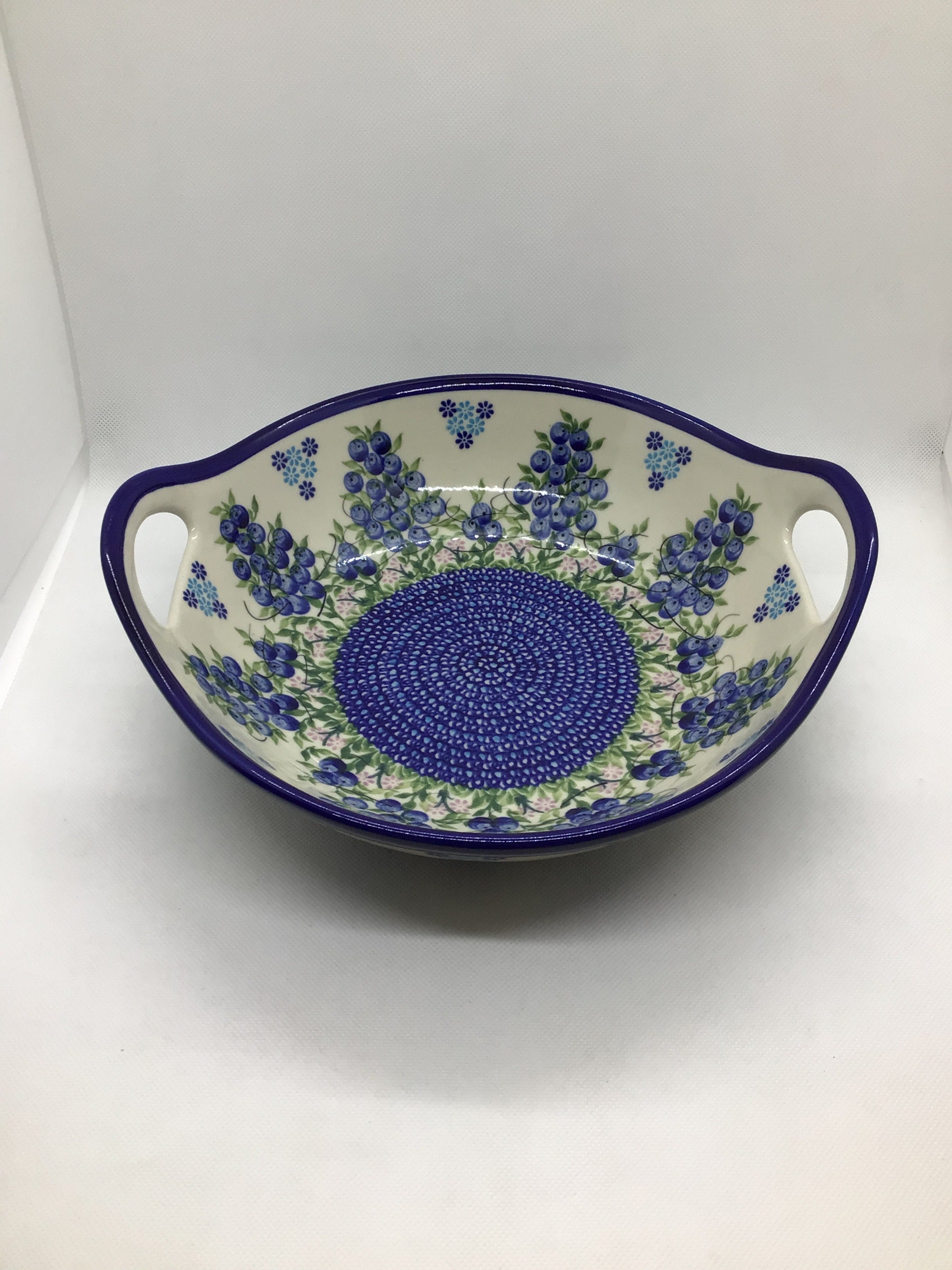 KALICH Blueberry Bundle Small Bowl w/Handles