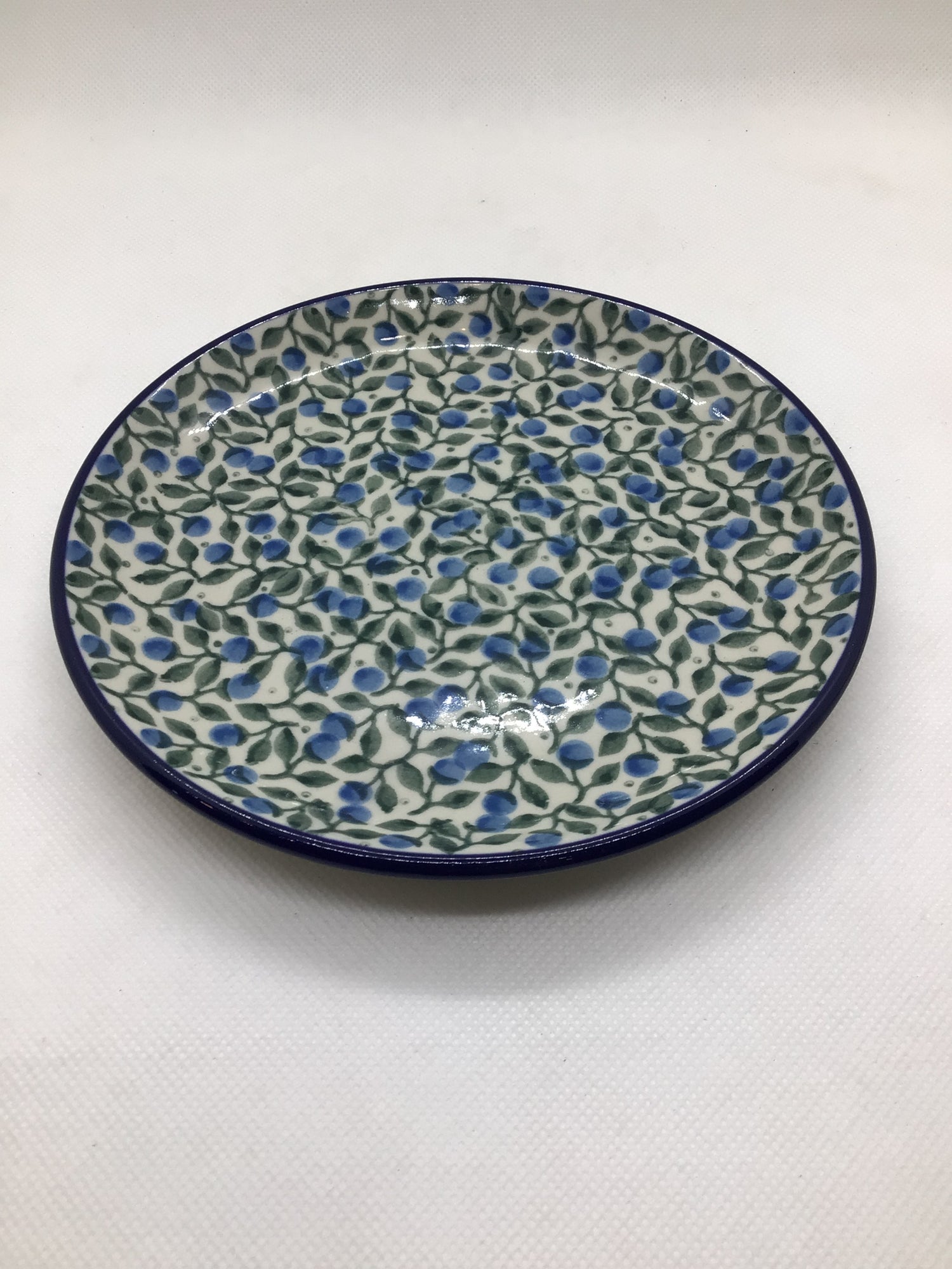 Blueberry Blossom Bread Plate 6.25&quot;