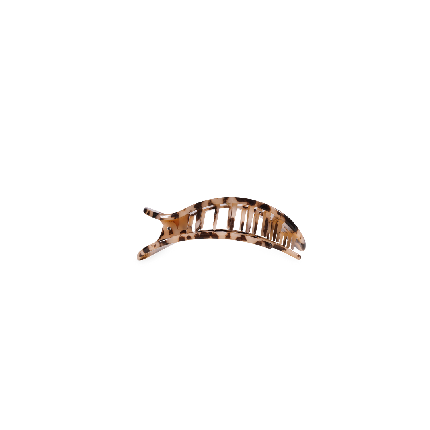 TELETIES - Blonde Tortoise | Tiny | Flat Round Hair Clip