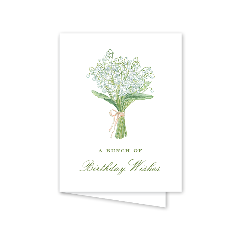 Dogwood Hill - Lily of the Valley Birthday Card
