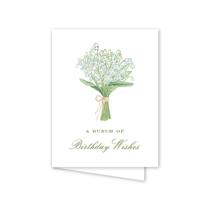 Dogwood Hill - Lily of the Valley Birthday Card
