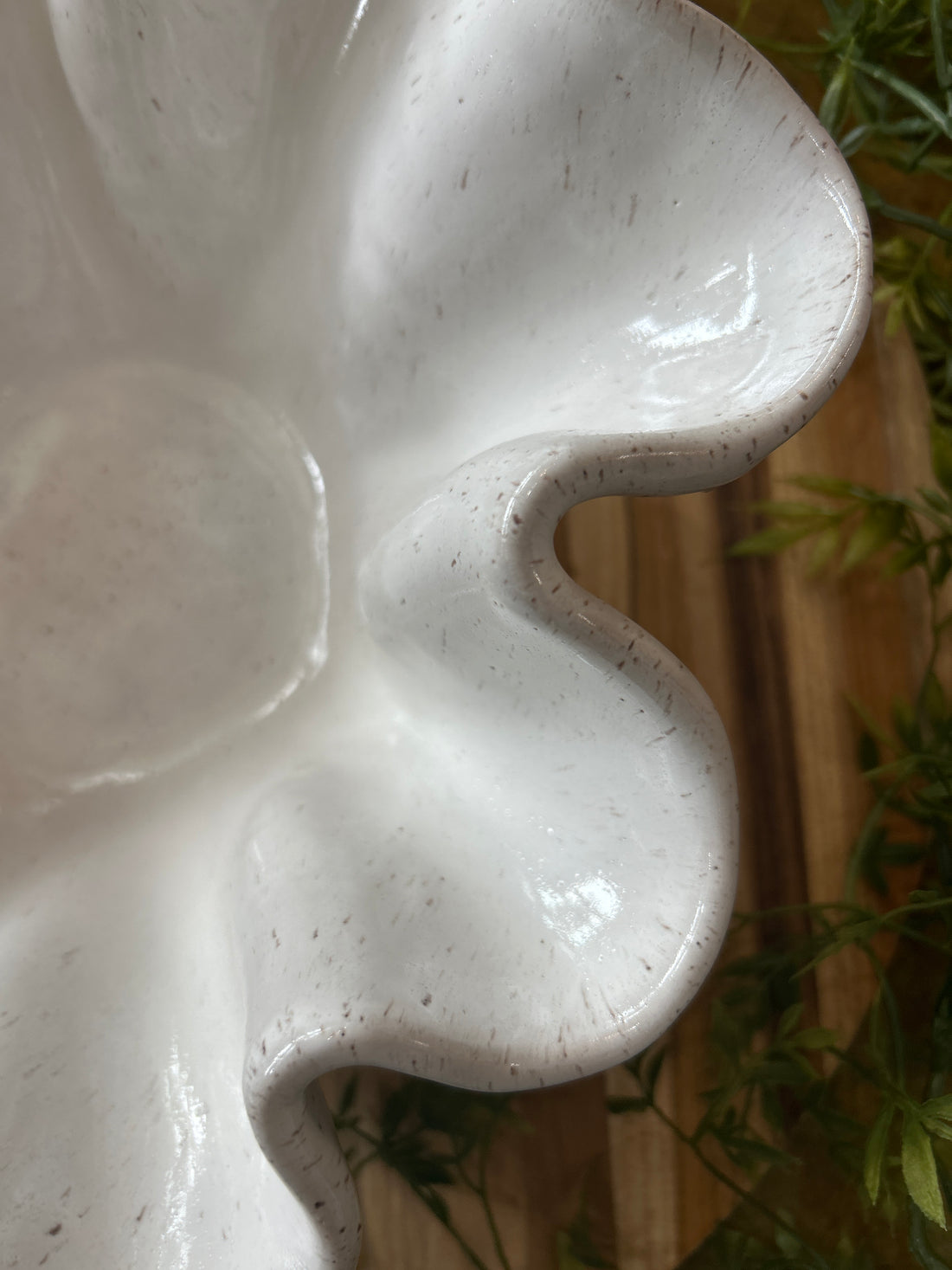 Mid Bloom Bowl-Eyelet White
