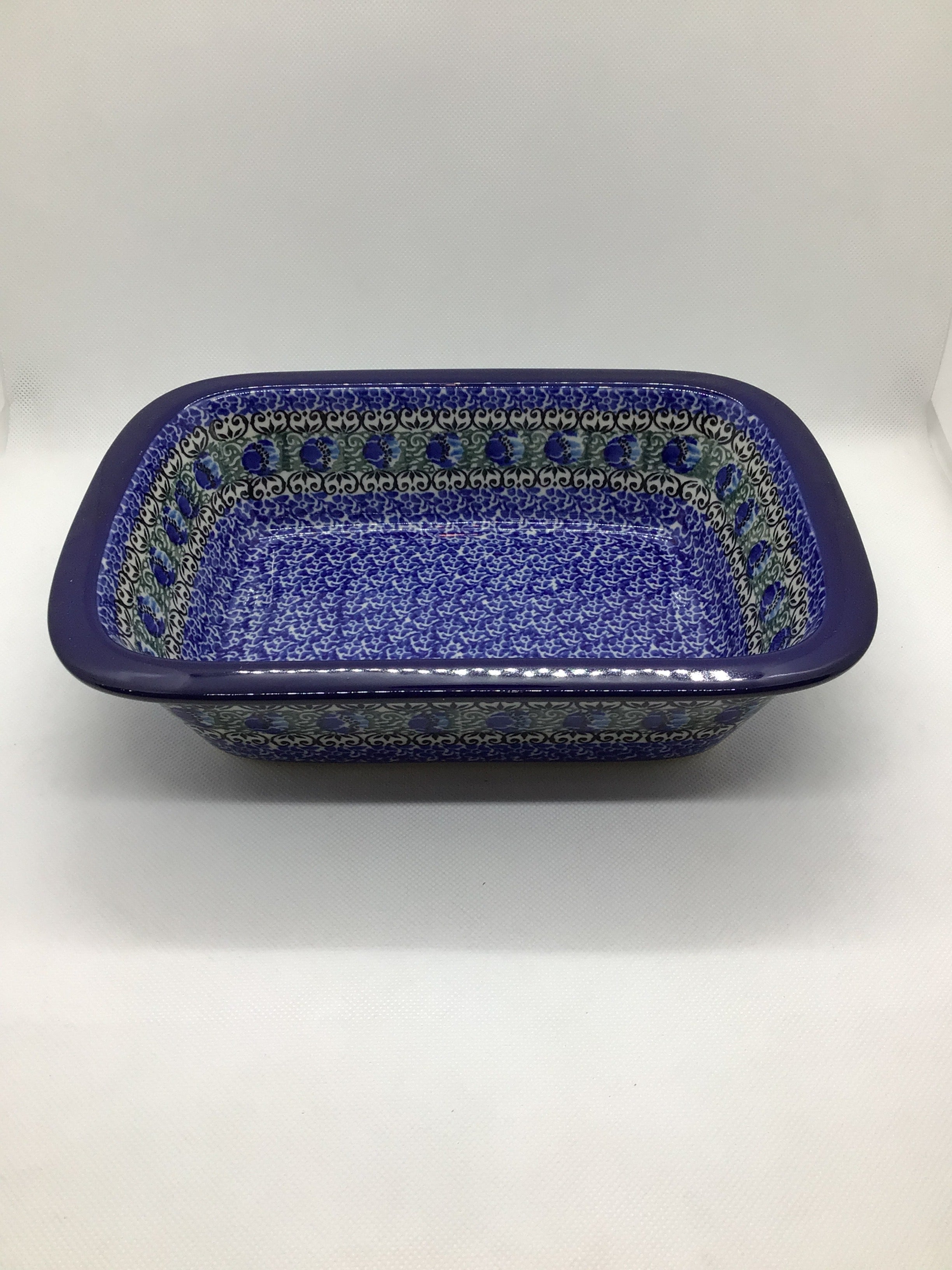 Peacock Feather Grip Edge Baker 10x7