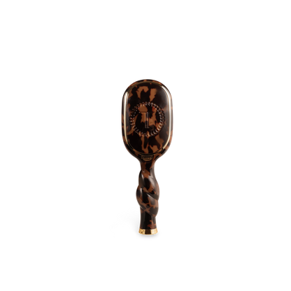 TELETIES - Mini Detangler Brush for Medium Hair - Tortoise