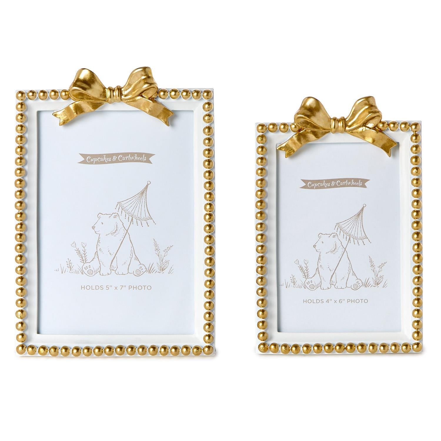 White Bow Frame