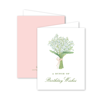 Dogwood Hill - Lily of the Valley Birthday Card