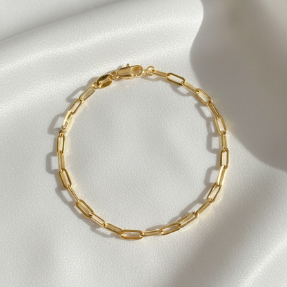 GoldFi - 18k Gold Filled Short Link Paperclip Bracelet