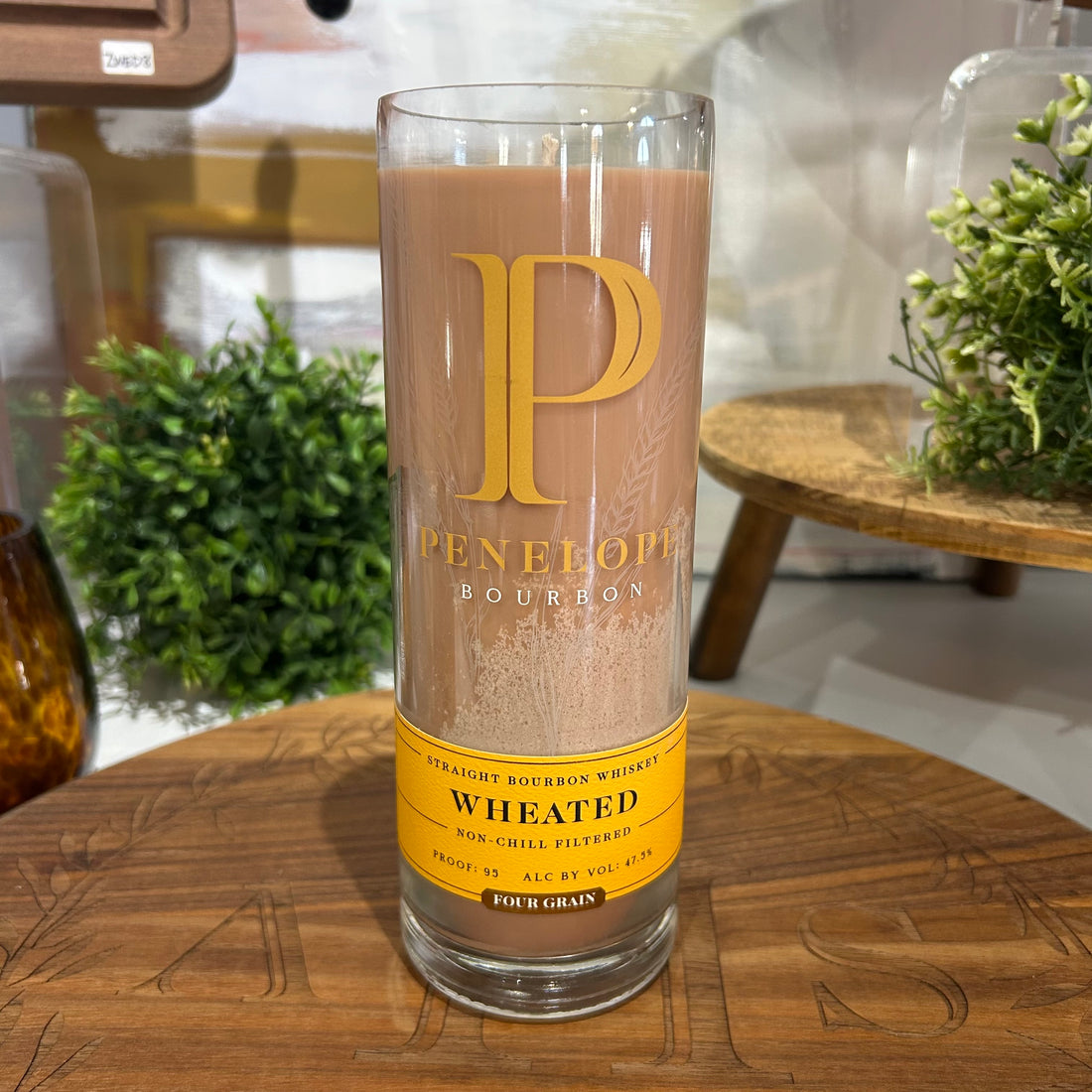 Bourbon Bottle Candle