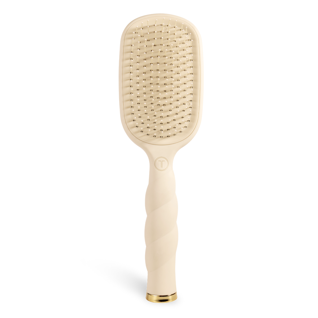 TELETIES - Detangler Hair Brush for Thick Hair - Tan