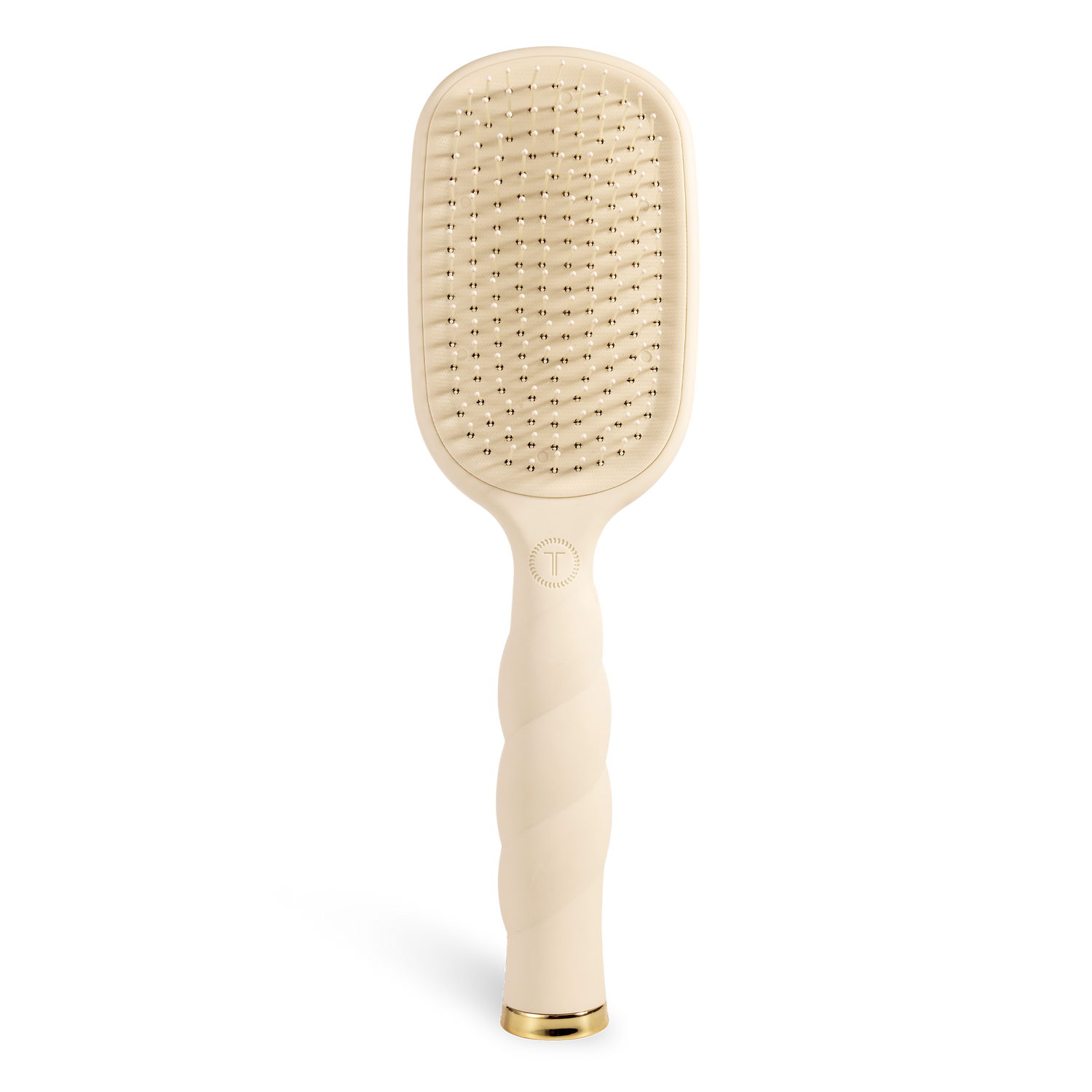 TELETIES - Detangler Hair Brush for Thick Hair - Tan