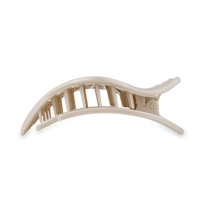 TELETIES - Shimmering Shell | Large | Flat Hair Clip